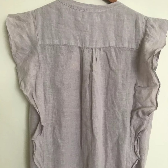 NWT Velvet by Graham & Spencer Linen Jumpsuit - Picture 5 of 8